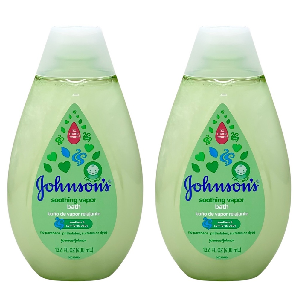 Set of 2 - Johnson’s Baby Soothing Vapor Bath - 13.6 oz each